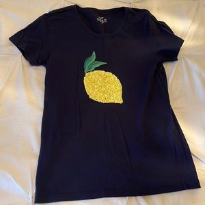 J.Crew Factory Lemon Collector Tee